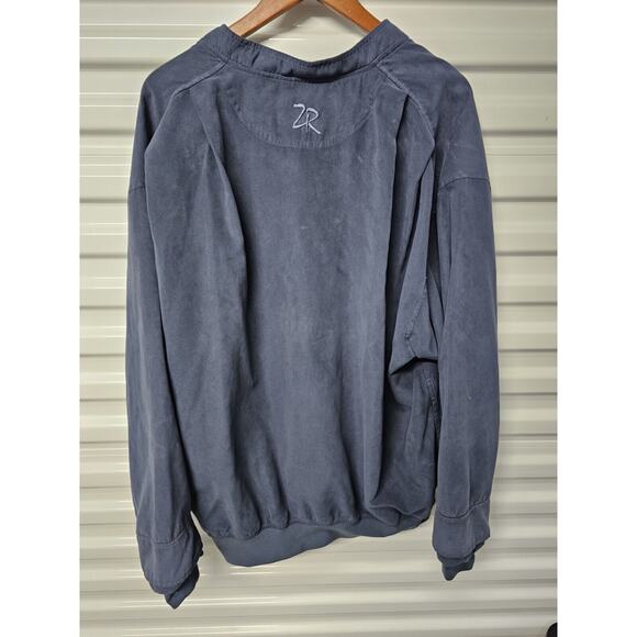 Zero Restriction Men's 1/4 Button Golf Pullover | Navy | Size XL - Picture 4 of 6